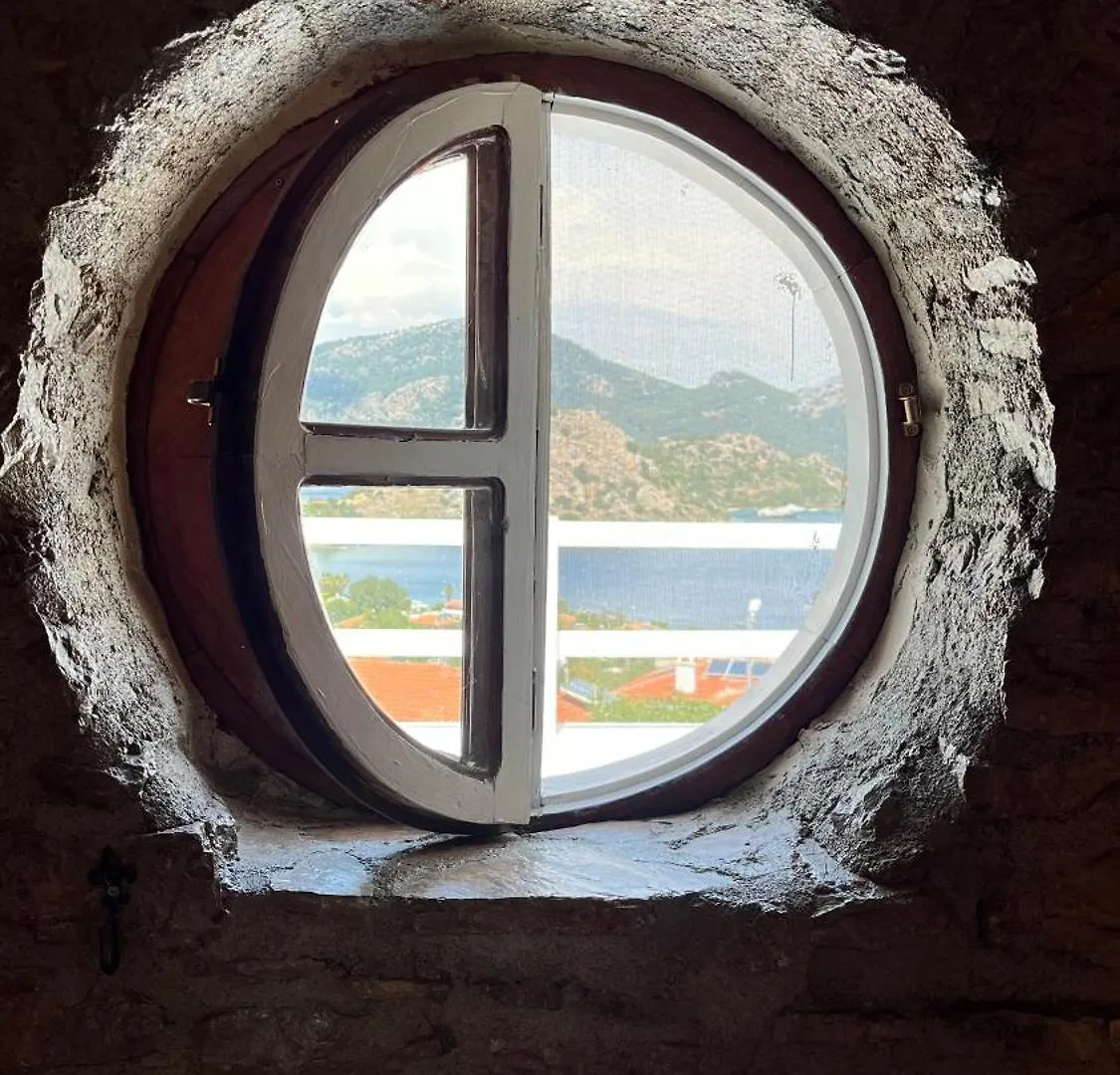 Vila Kule Degirmen Deniz Manzarali Tas Ev Marmaris