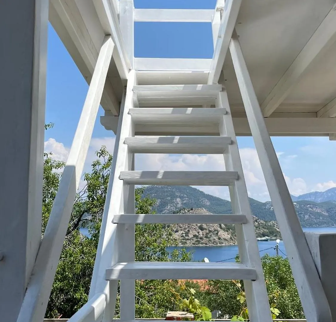 Vila Kule Degirmen Deniz Manzarali Tas Ev Marmaris Turecko